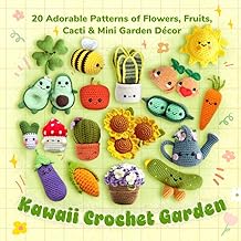 Kawaii Crochet Garden: 20 Adorable Patterns of Flowers, Fruits, Cacti & Mini Garden Décor - Buy now