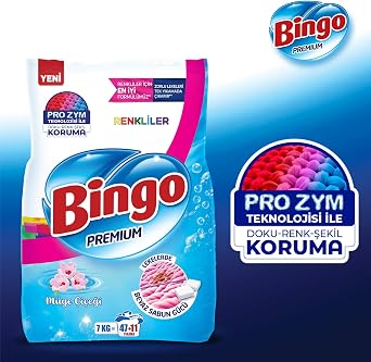 Bingo Premium Toz Çamaşır Deterjanı 7 kg Renkli