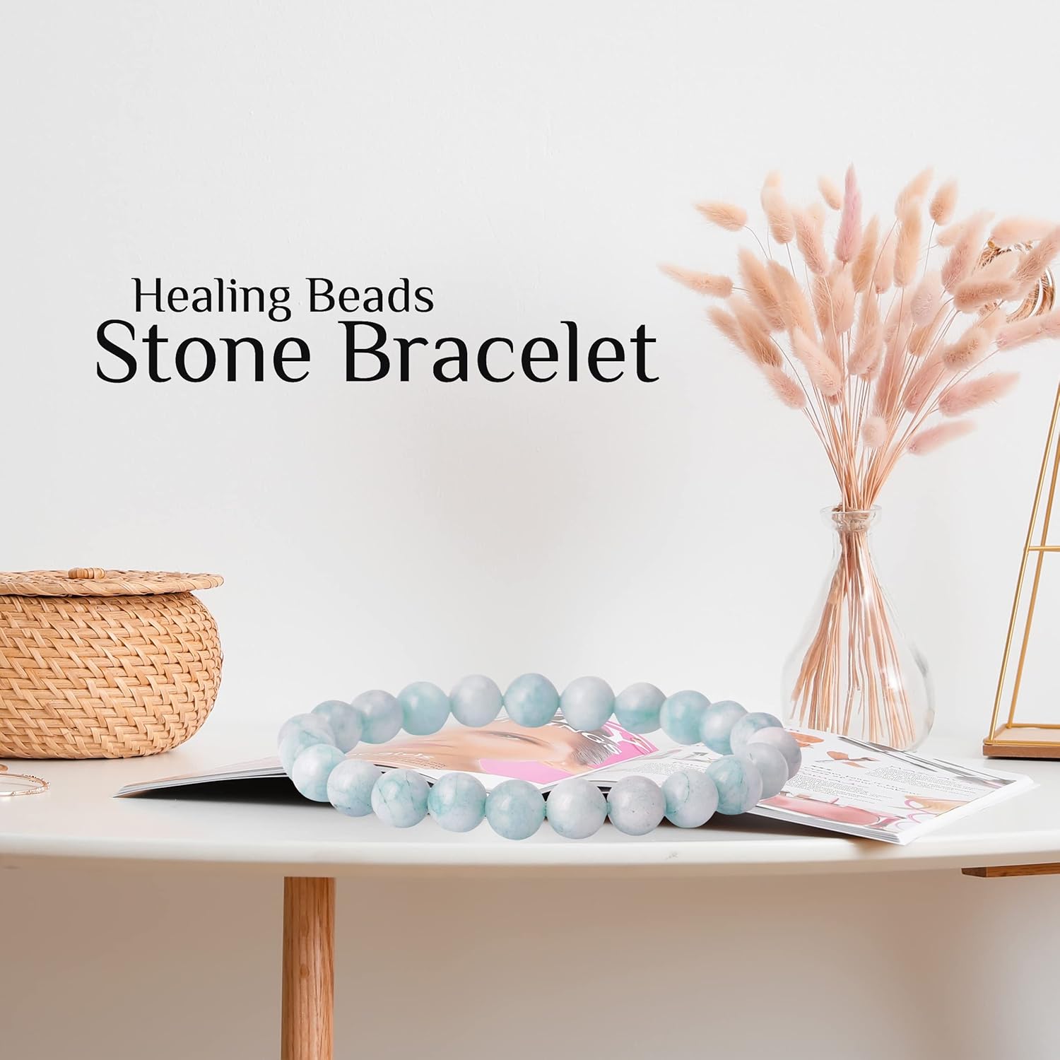 Miniatura 3 de Pulsera de cristal Pulseras de piedras preciosas para mujer pulseras hechas a mano regalo de cristal pulsera de piedras preciosas de 0315in regalos