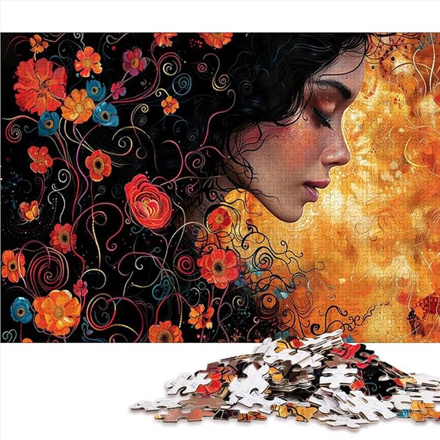 Foto 2 de 8 de Hermosa Mujer Puzzle de 1000 Piezas para Adultos Desafiante de completar