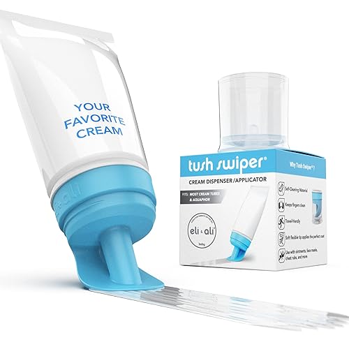 Eli & Ali Tush Swiper - Crema para dermatitis de pañales y aplicador de pasta de glúteos, ajuste universal para la mayoría de cremas de pañales,