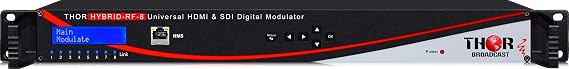 Thor Broadcast HDMI and SDI Clear CATV RF Modulator, 8 Channel, QAM, ATSC, DVB-T, ISDB-T