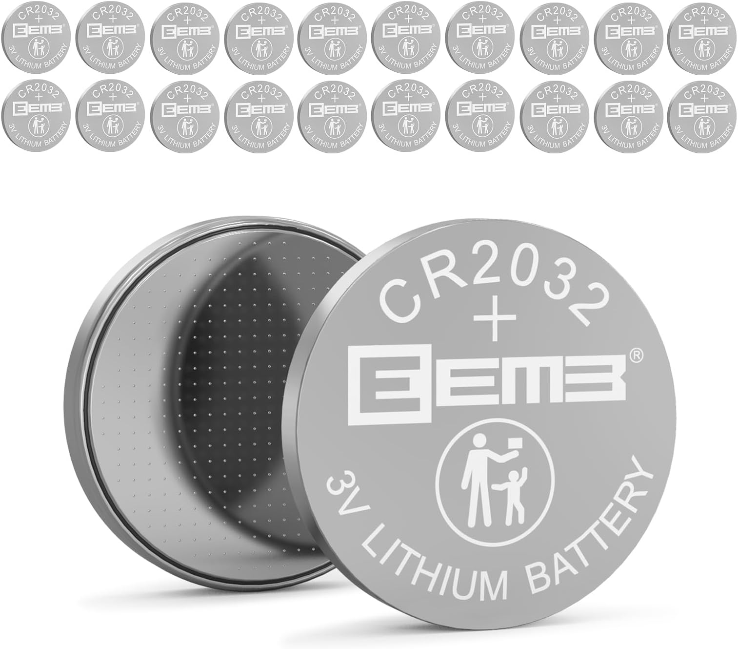 EEMB 20-Pack CR2032 Batteries 2032 Battery - High Performance Long Lasting CR2032 3V Lithium Battery, 3 Volt Coin Cell, DL2032, ECR2032, LM2032 for Watches, Calculators, Smart Sensors