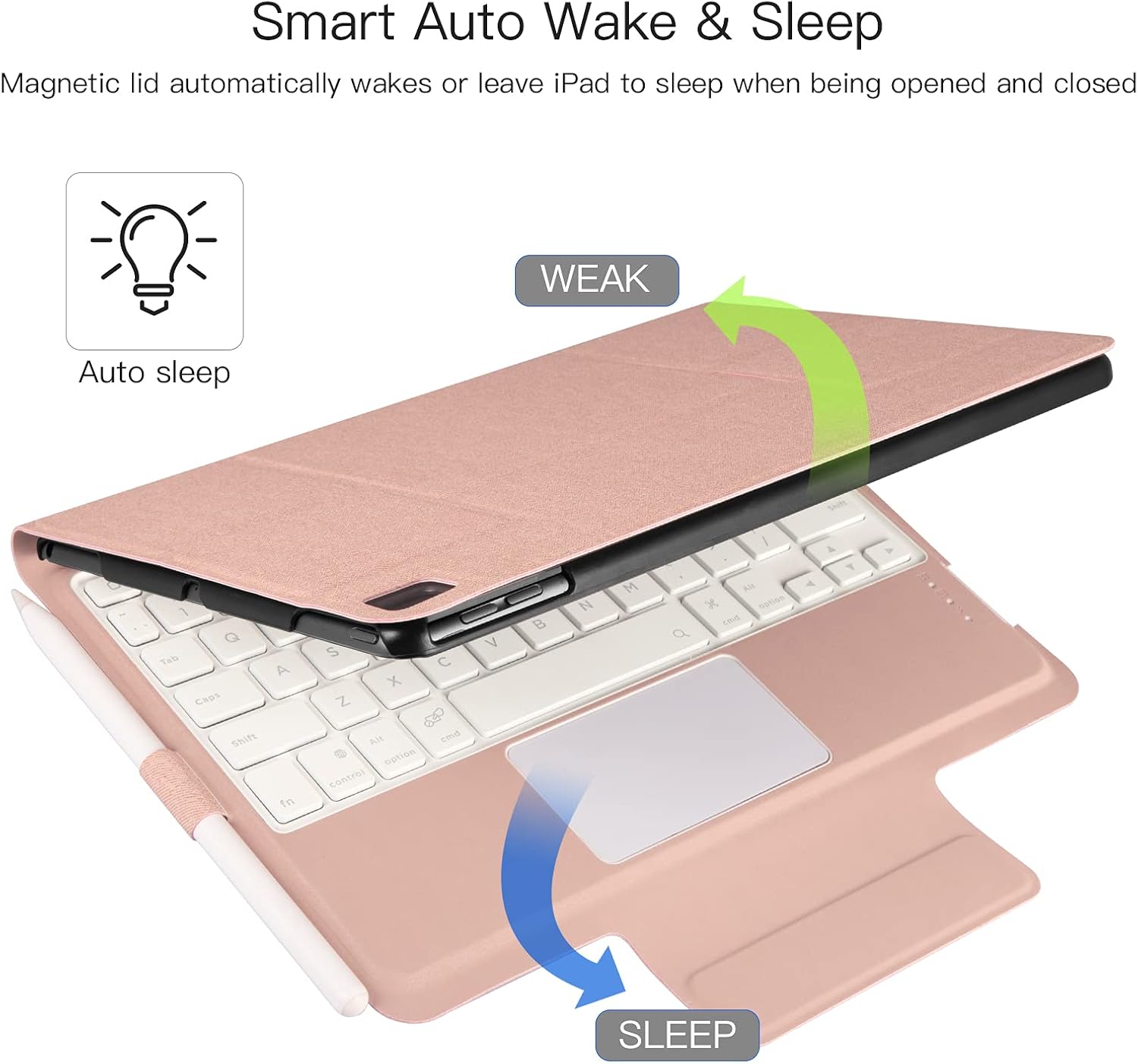 Buy iPad Keyboard Case 10.2 inch with Touchpad, iPad 9th/8th/7th Gen, iPad Pro 10.5, iPad Air3