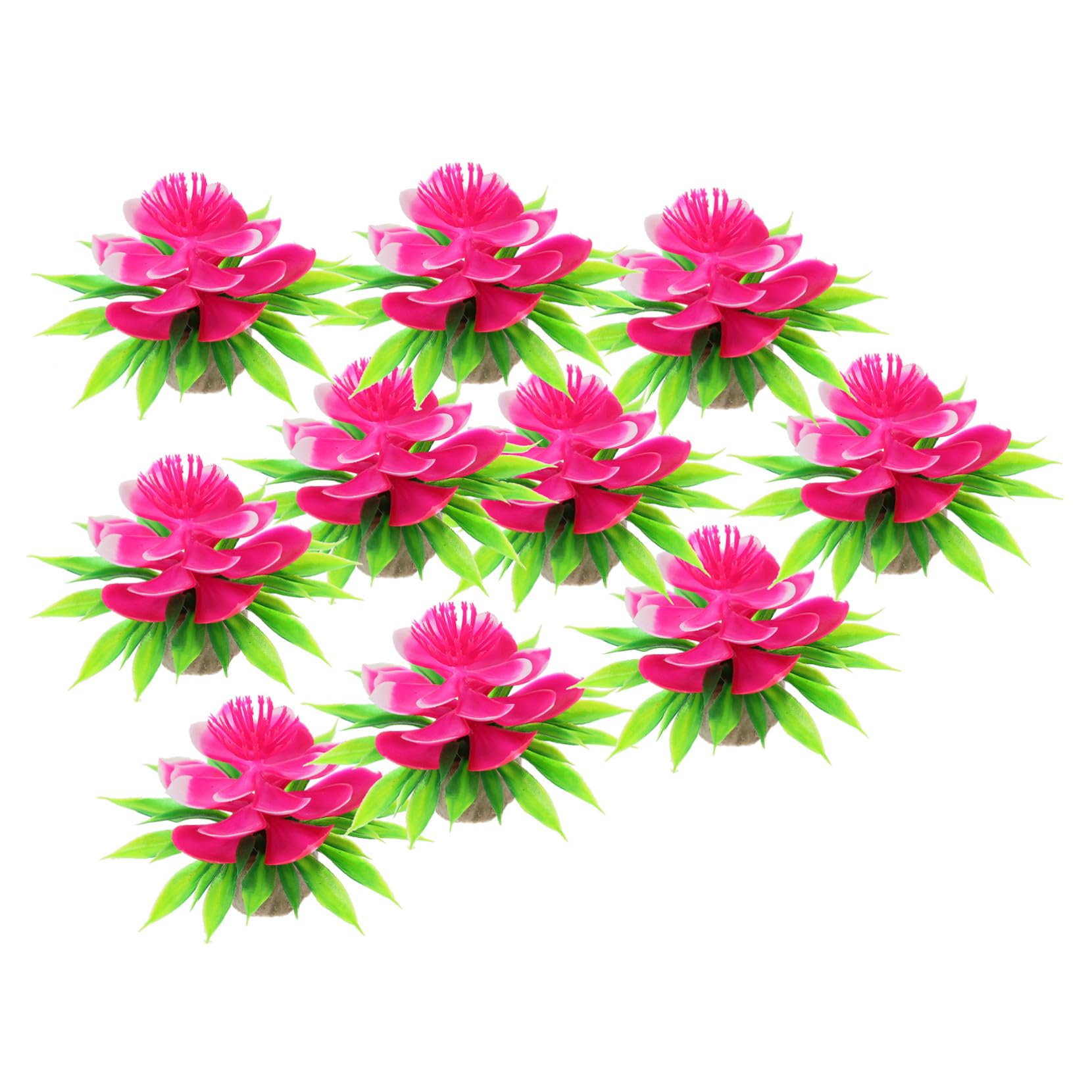Flores artificiales para decoración de restaurantes y banquetes en platos de sushi