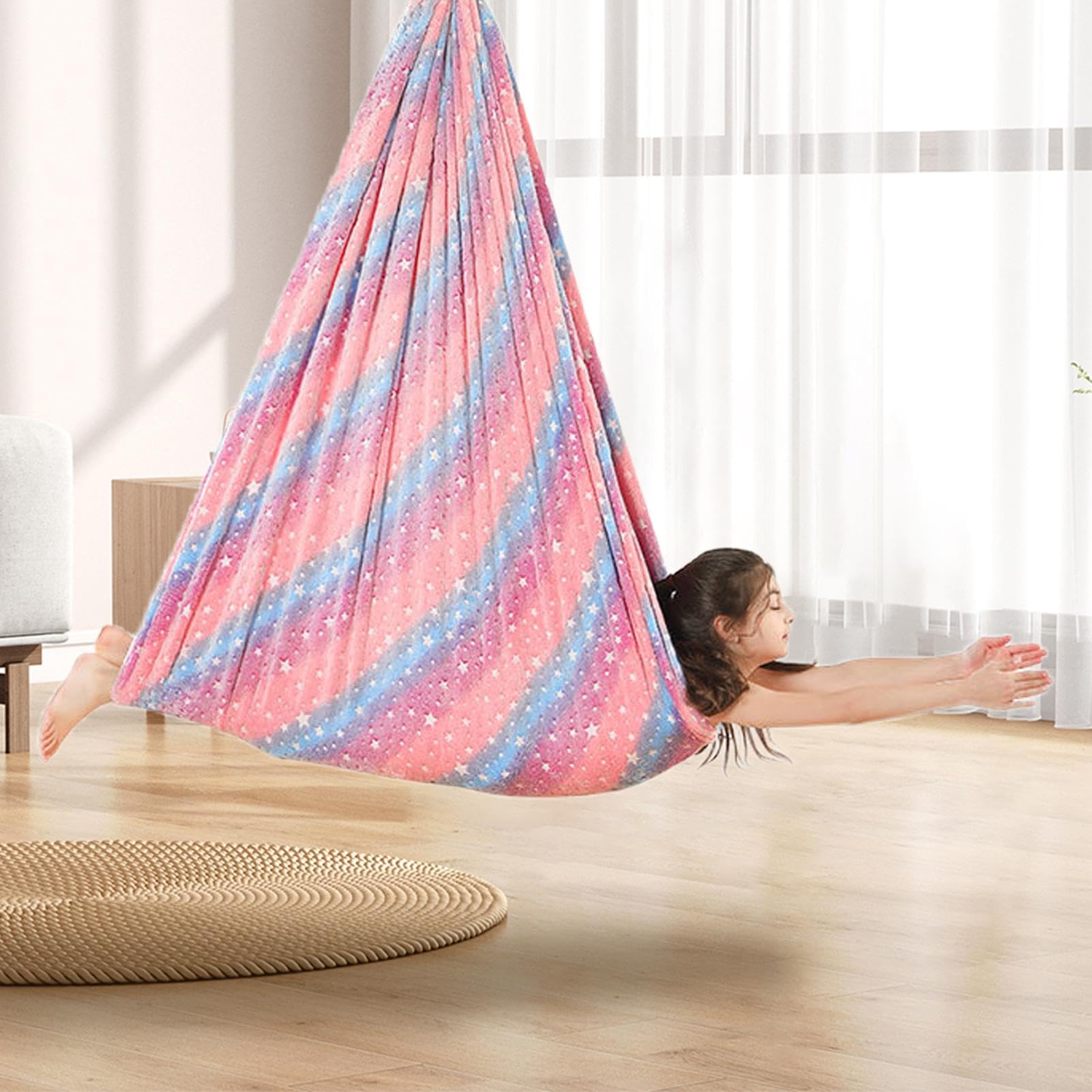 Amazon | 感覚ハンモック、空中ヨガハンモック - 子供用スイング