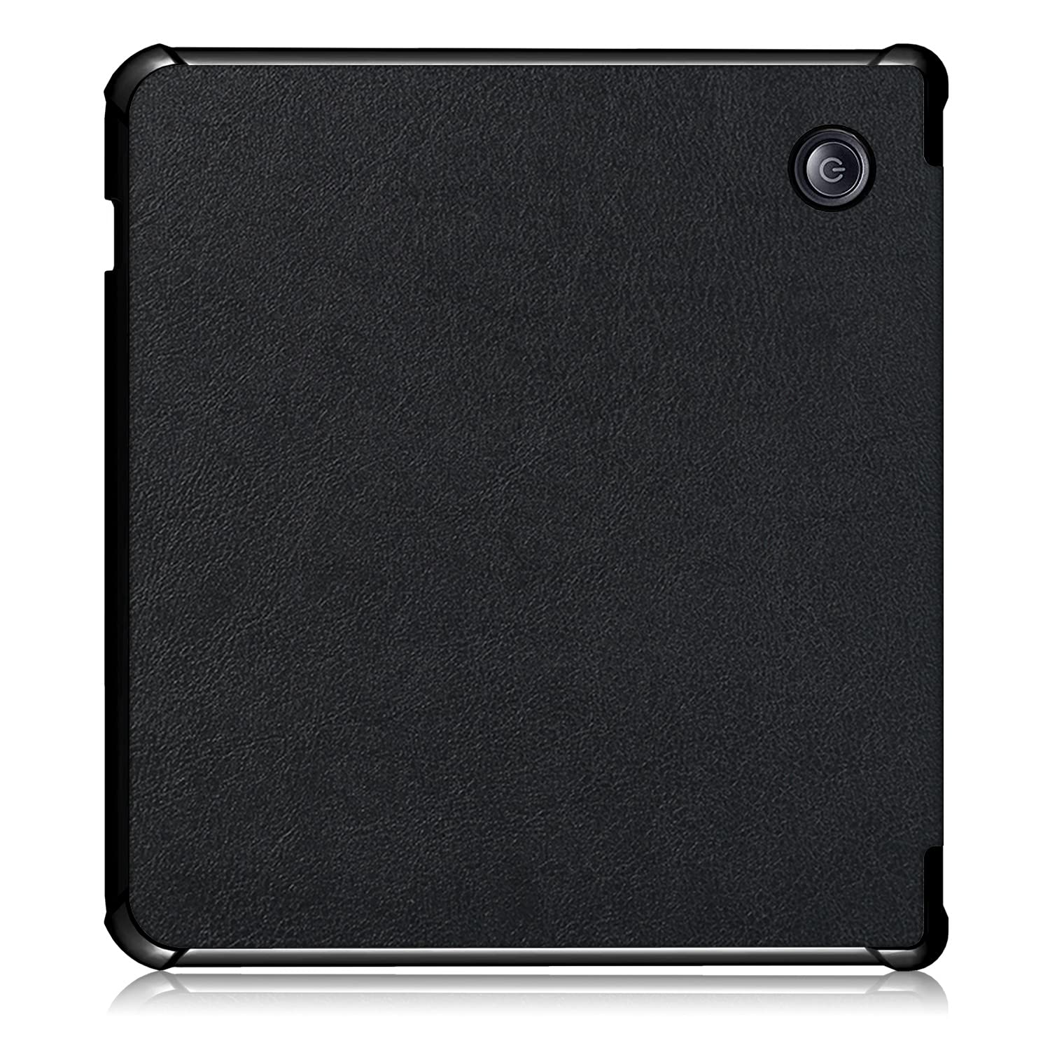 Compatible avec Coque KOBO Libra H2O 7 inch 2019 Tablet Couverture arrière en Cuir Bande Corps Complet Protection en Cuir pour Tablette Shell (Rose)
