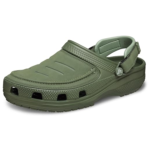 Sandália crocs yukon vista ii lr clog black/slate grey