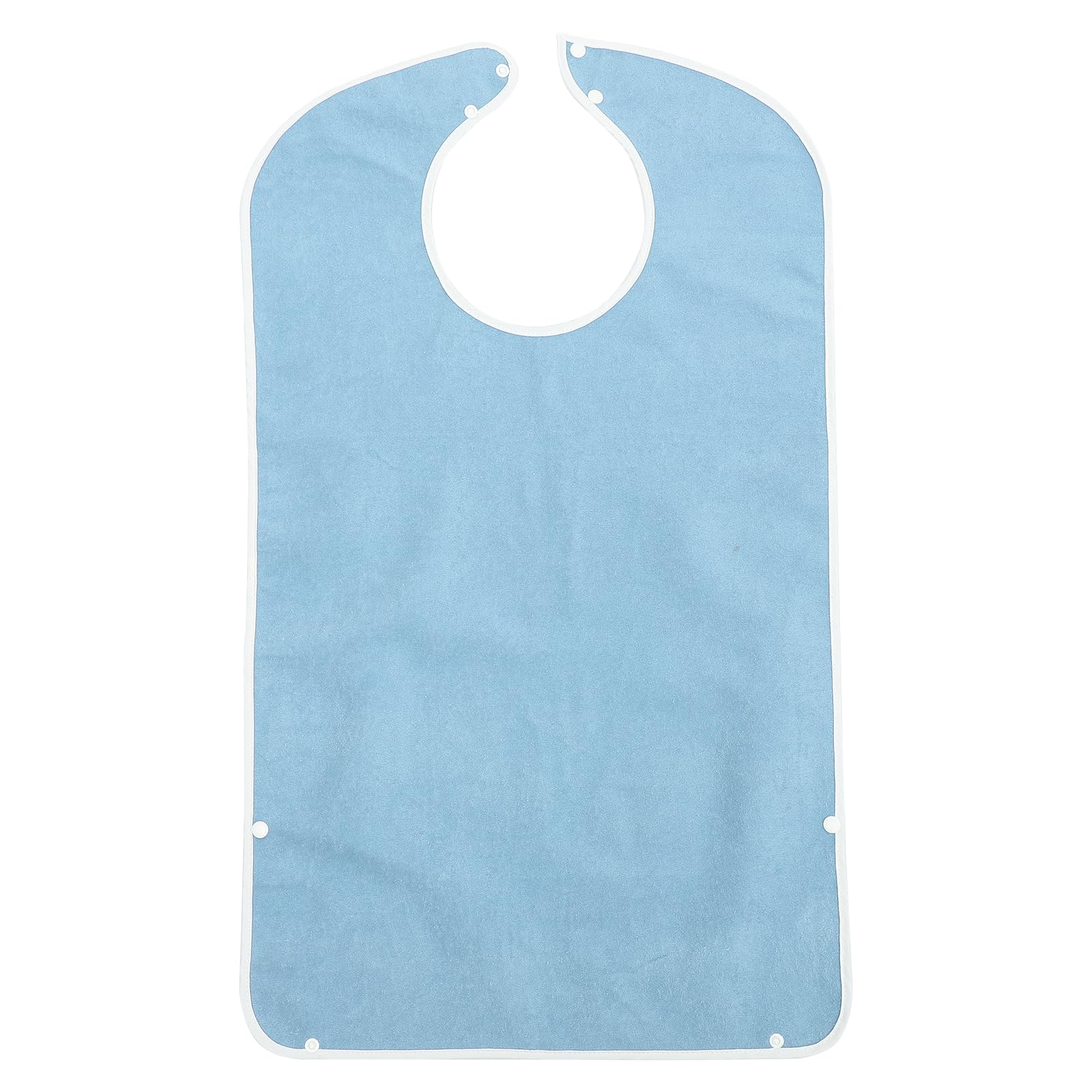 BESTonZON 3 Pack Waterproof Adult Bibs for Eating, Washable Reusable Clothing Protector with Crumb Catcher Food Pocket Leakproof Adjustable Neck Closure Elderly Essentials for Women and Men-image-41
