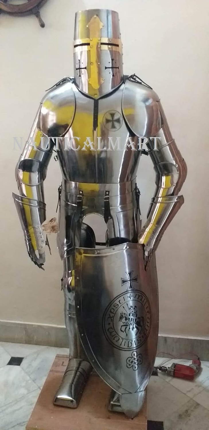 NauticalMart Medieval Reenactment Crusader Full Body Suit of Armor