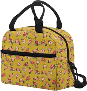 Lunch Bag Women Large Insulated Lunch Box for Work Adult Portable Cooler Bag Lunch Tote Bag Reusable Freezable Leakproof Picnic Beach Office Adjustable Shoulder Strap