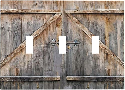 Miniatura 211 de Cubierta de Interruptor de Luz de Palanca de 1 Gang con Estampado de Bosque de Pinos Rústico Campestre, Cabaña Lodge Granero Bosque Forestal de