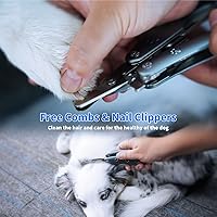 Vista 2 de 【 Venta de ediciones antiguas】 Cortauñas resistente para perros grandes, uñas gruesas 3 en 1, recortadora de uñas profesional para perros, hoja