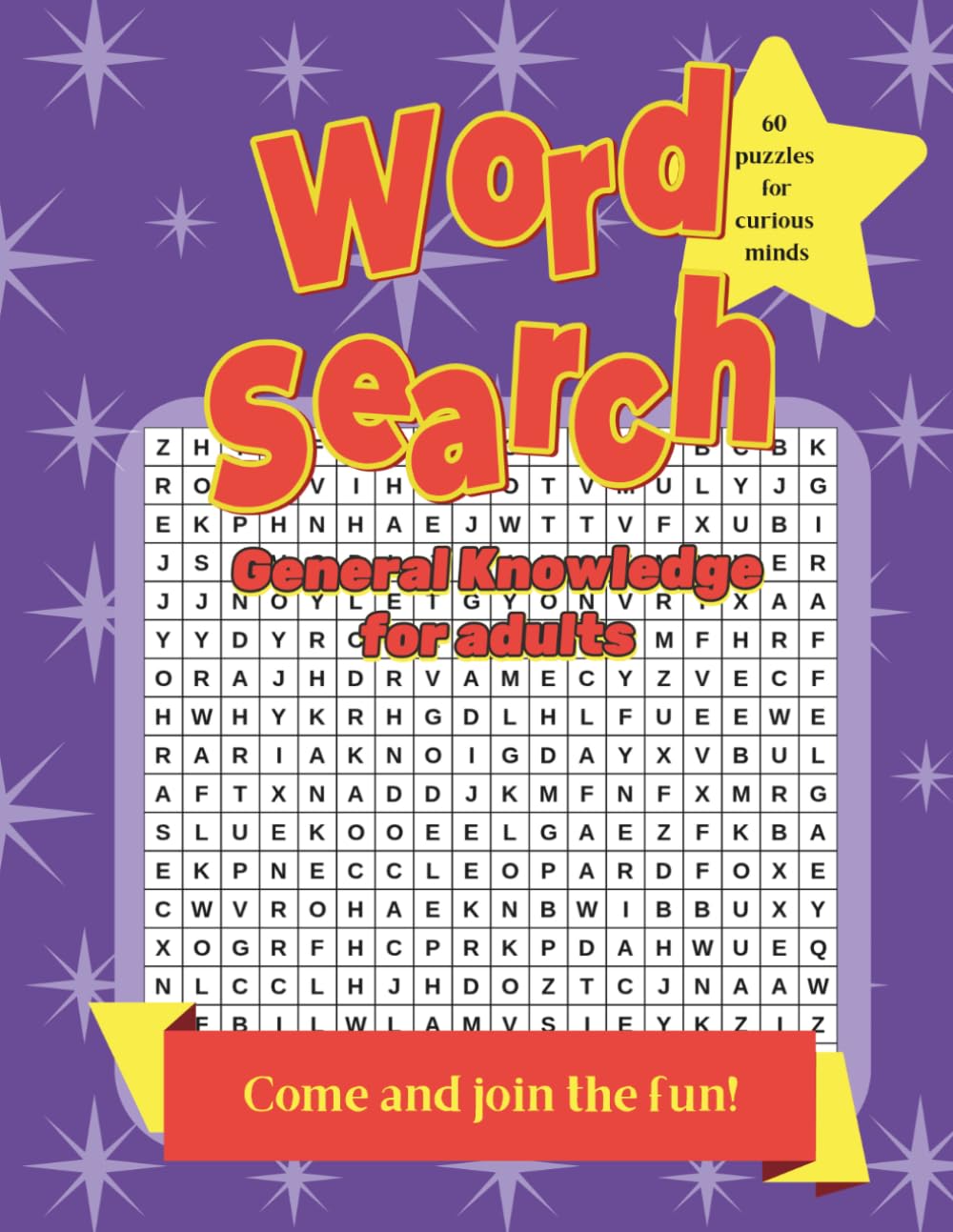 General Knowledge Word Search Book for Adults: Fun Brain Training Puzzles Across 60 Fascinating Topics