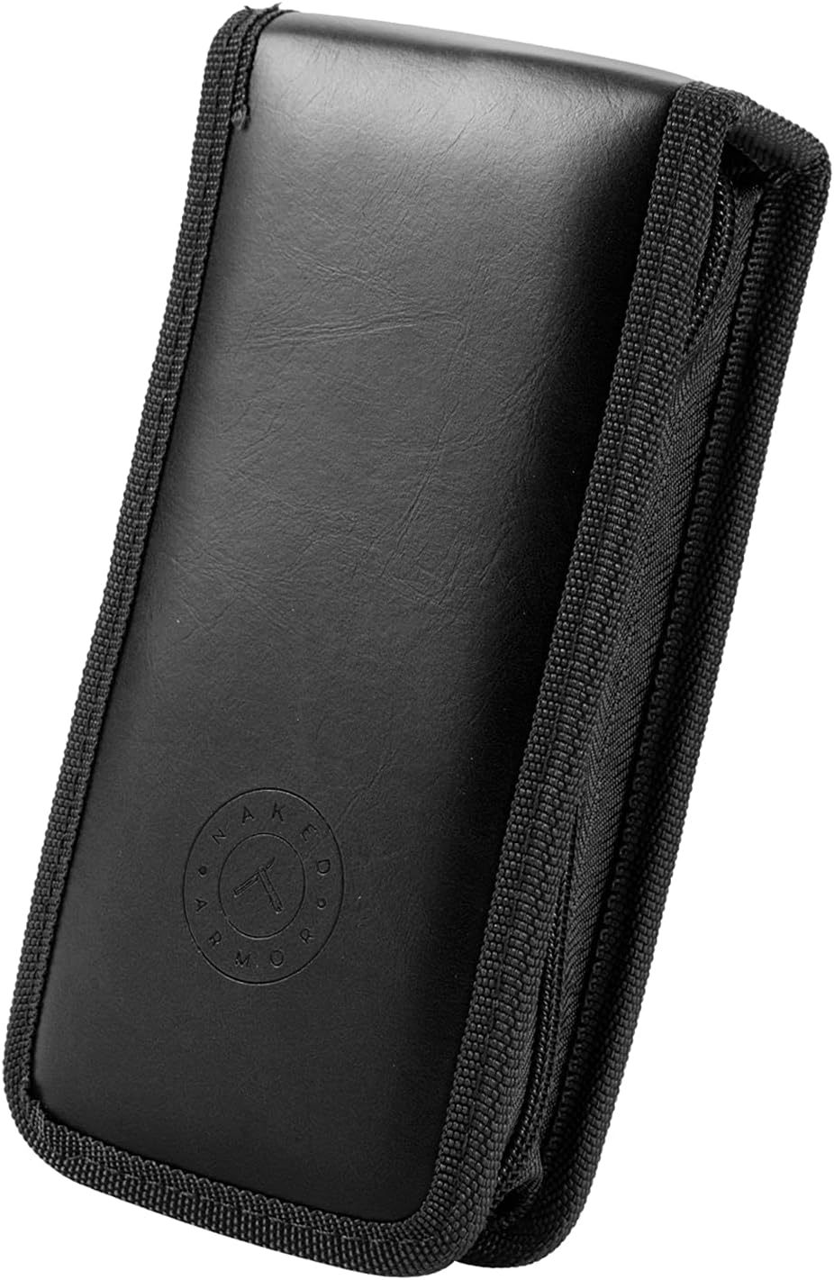 Razor Travel Case - Safety Razor Case, Straight Razor Case, Disposable Razor Case, Elegant Travel Razor Case For Your Razor & Brush, Keeps Razor & Brush Clean, Travel In Style, Great Gift (Black)