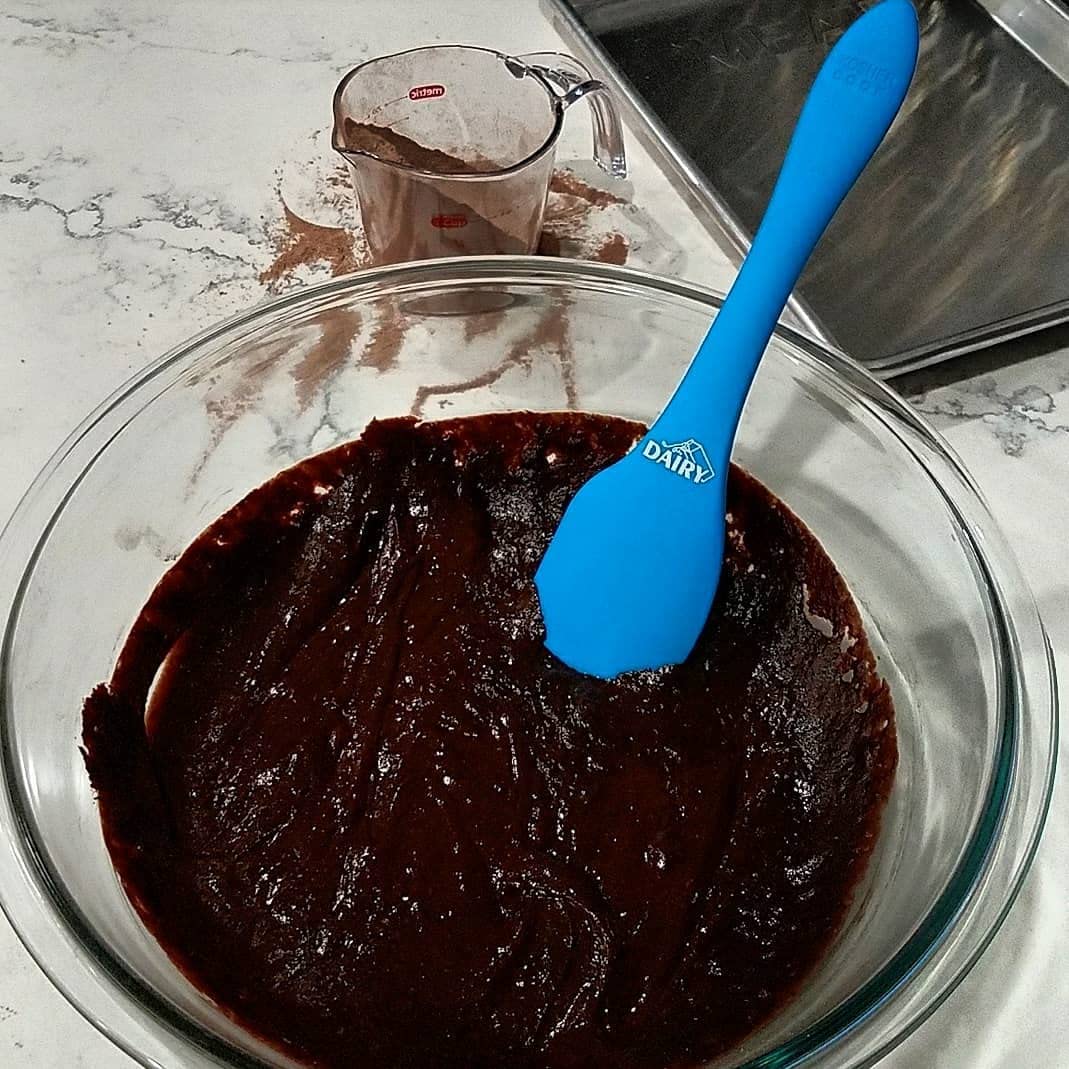 Dairy Blue Silicone Mini Spatula - Heavy Duty, High Grade Silicone for Cooking and Baking - Ergonomic Handle and Comfortable Grip - Color Coded Kitchen Tools - The Kosher Cook