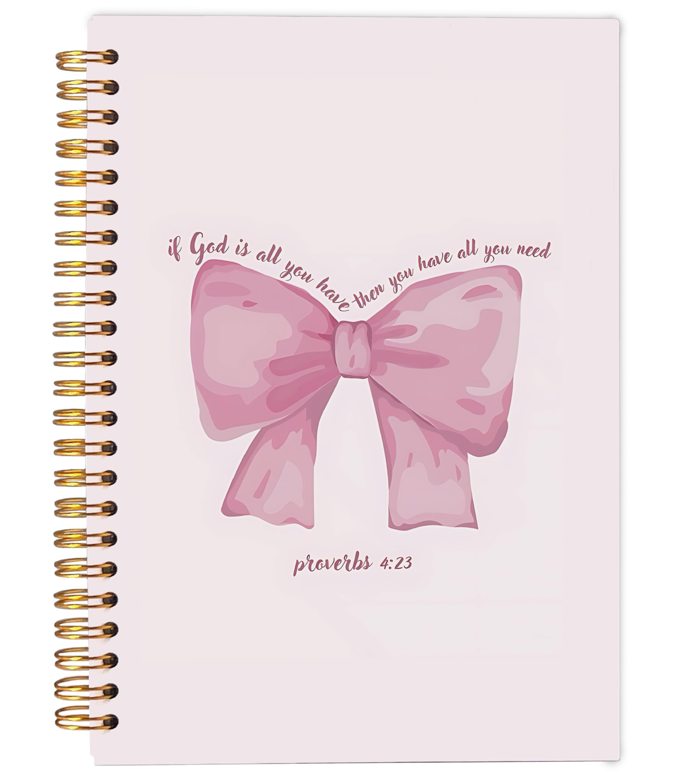 Carnet rose pour fille pour organiser vos fournitures de bureau et notes de prière