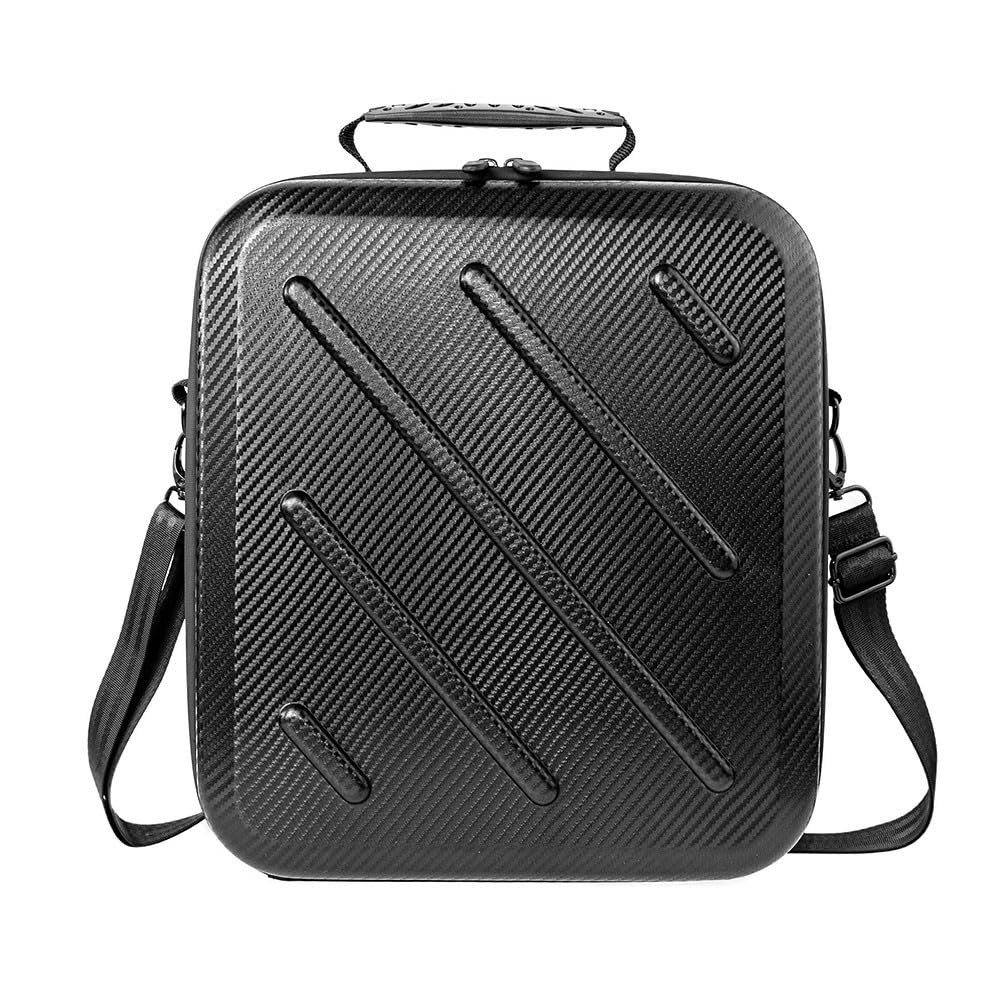 Funda de viaje portátil de poliuretano + EVA, para protección contra la humedad y derrames, 35 x 30,4 x 15 cm, color negro