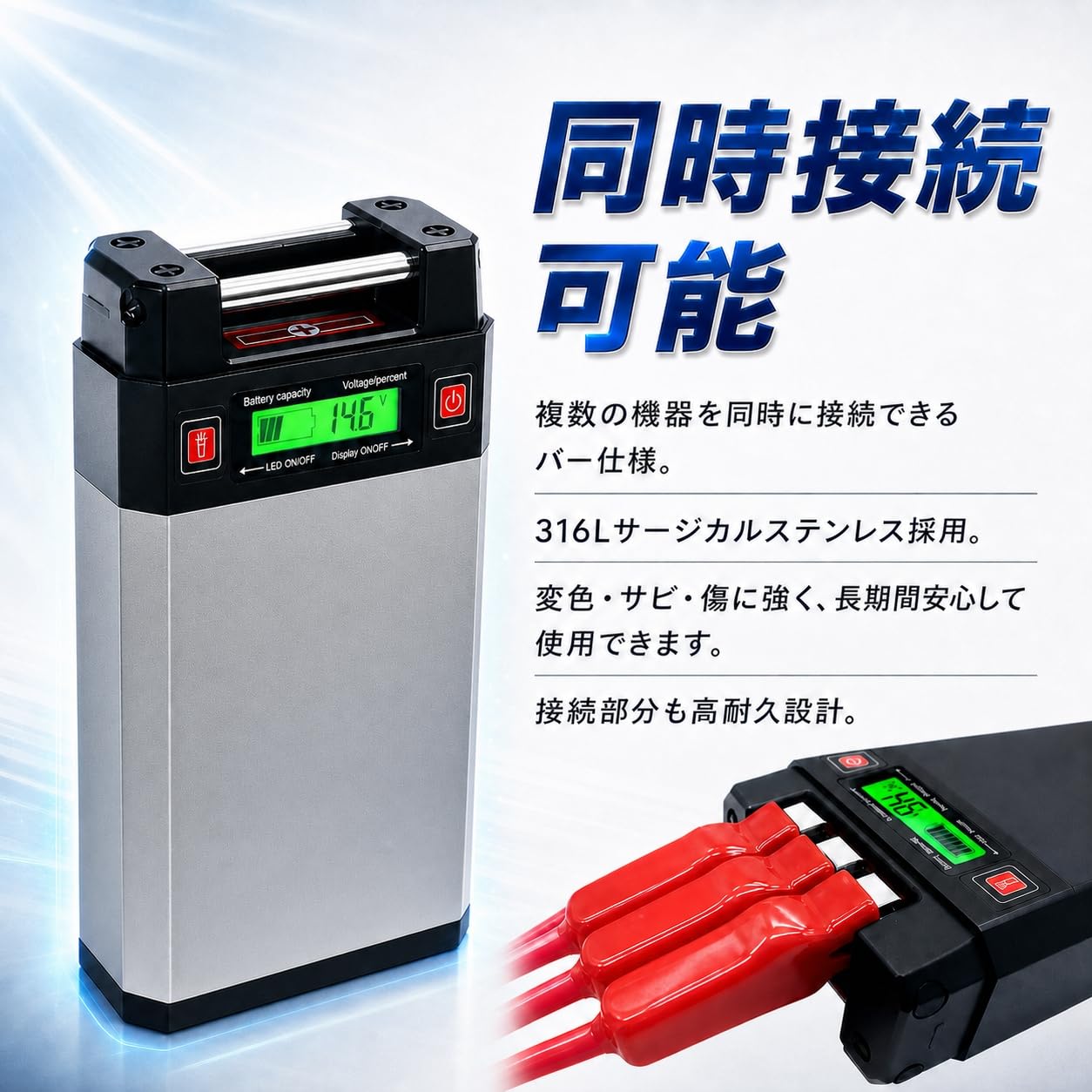 Amazon.co.jp: @NSS 電動リール バッテリー GN-20F 急速充電器 カバー