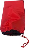 Vista 5 de Bolsa para tienda de campaña, bolsa de nailon rojo resistente, impermeable, bolsillo para campamento, accesorios de almacenamiento, bolsa de clavija