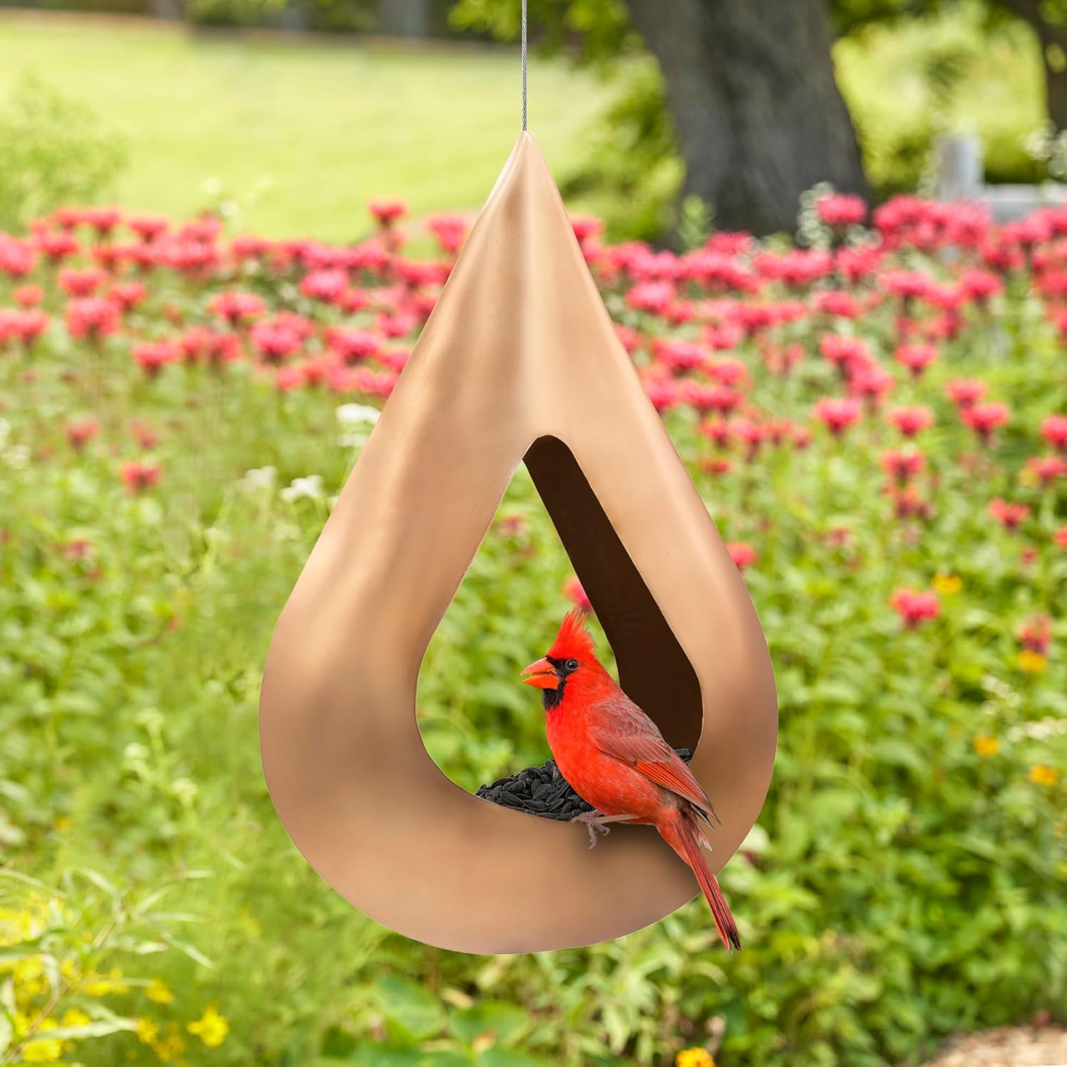 Good Directions Pure Copper Raindrop Bird Feeder