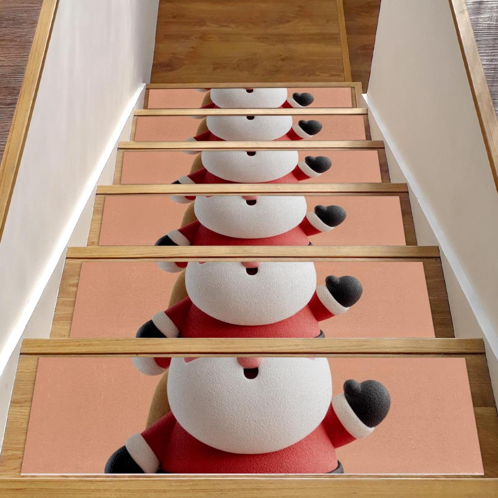 Tapis escalier antidérapant lavable pour éviter les glissades de chien