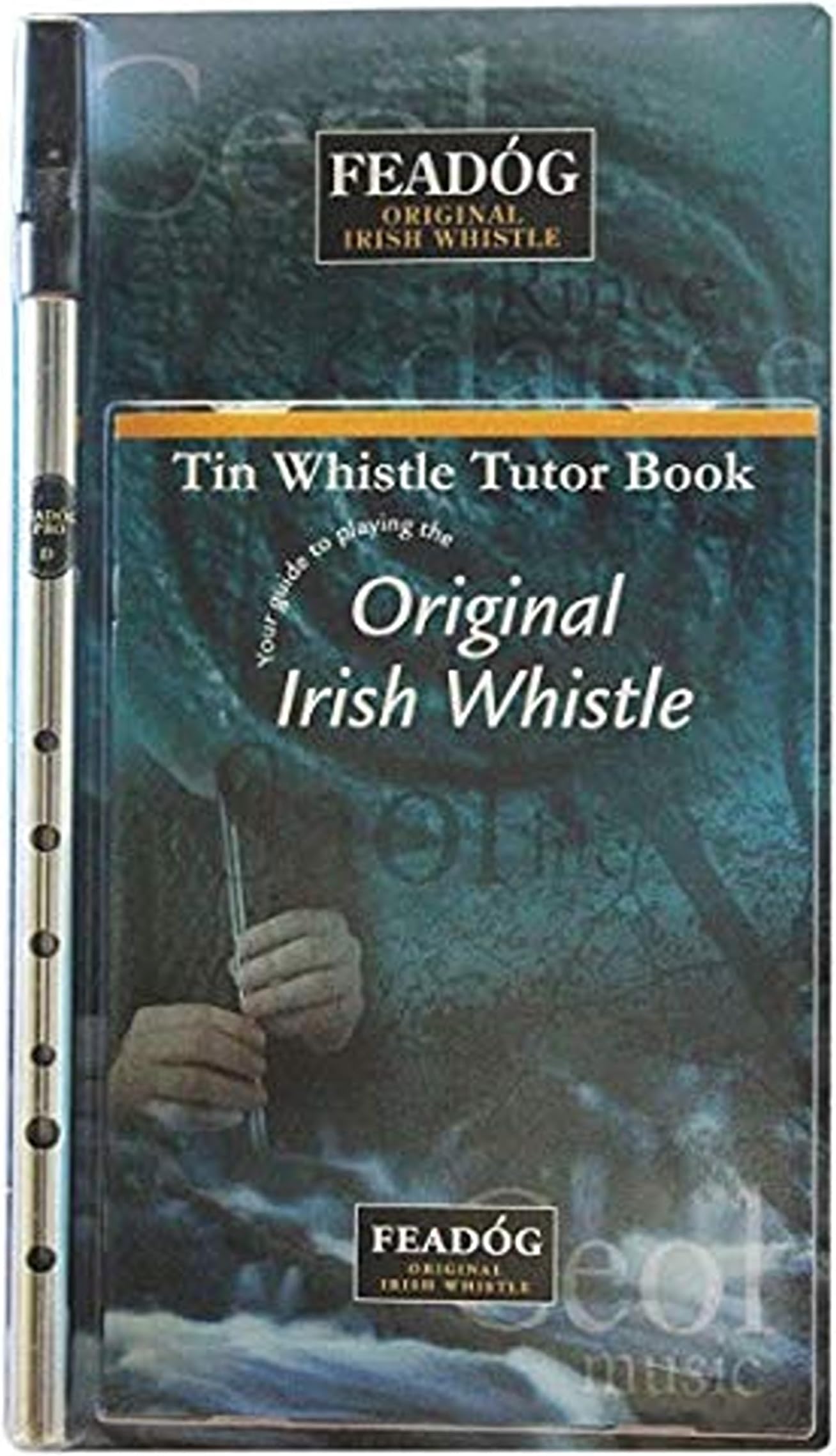 Brass Traditional Irish Nickel Tin Whistle in the Key of D (Grey)