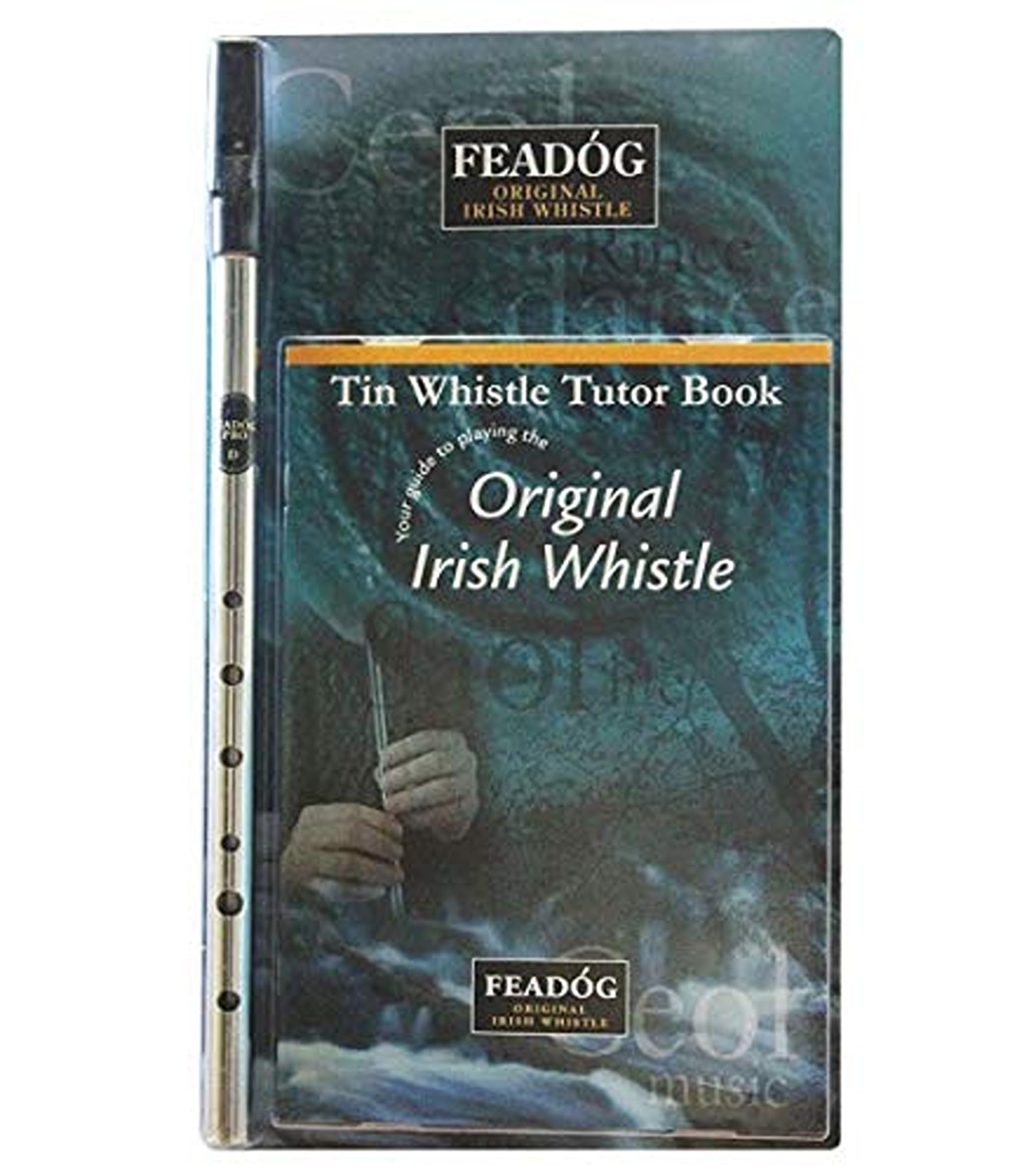 Brass Traditional Irish Nickel Tin Whistle in the Key of D (Grey)
