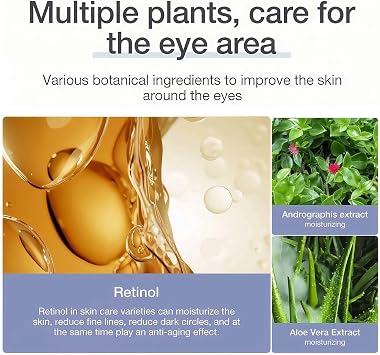 Vitamin C & Collagen Eye Patches for Dark Circles, Anti-Wrinkle, Anti-Aging Under Eye Masks - Puffiness and Eye Bags Removal Treatment for Women 60Pcs