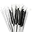 DuraHome Plastic Straws Individually Wrapped BPA Free Restaurant Style Disposable Straw (10.25 Long Straws, Black)