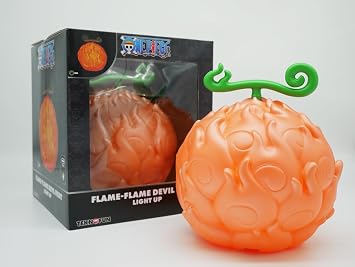 ONE Piece - Flame Flame Fruit Light Figure - 20cm - USB-C Orange