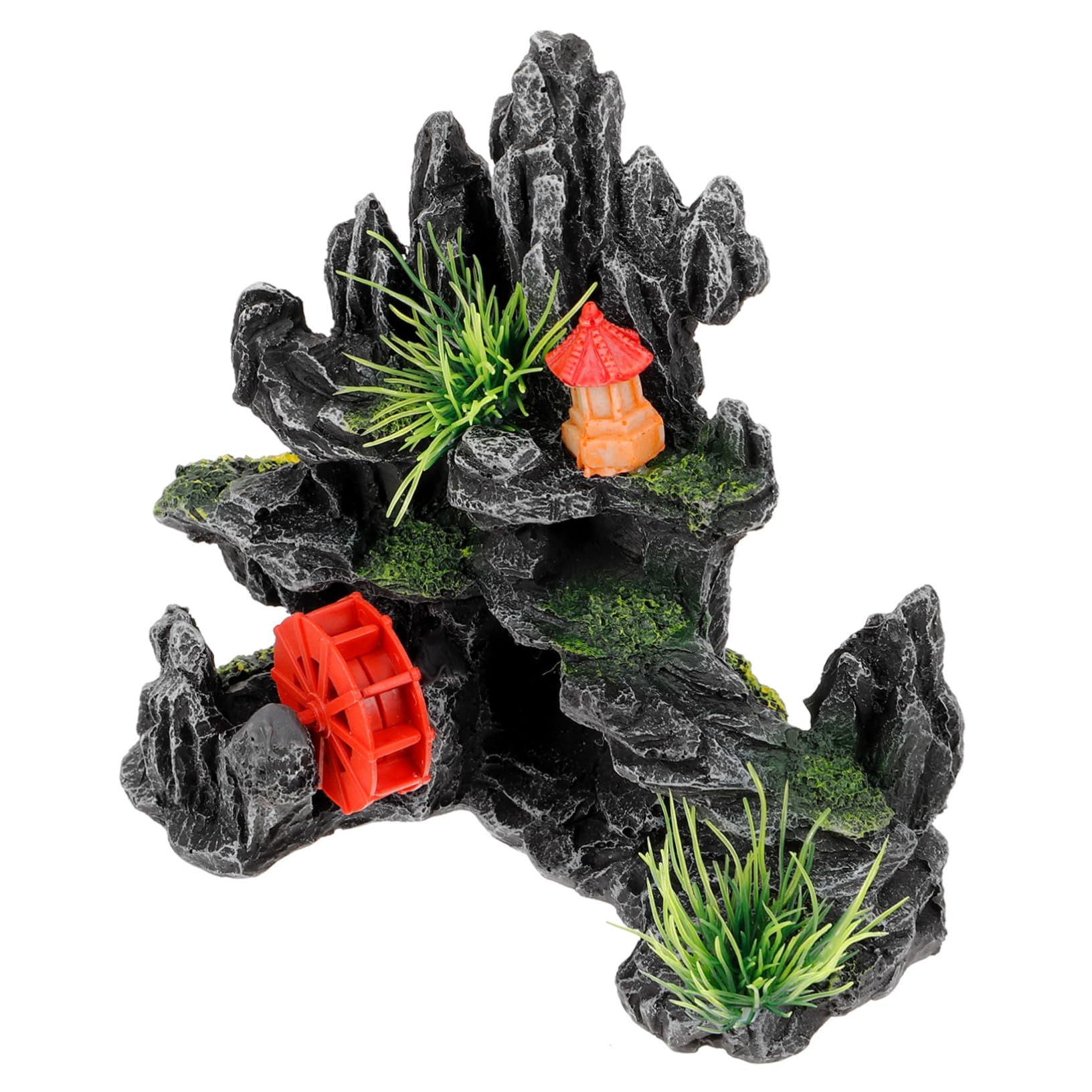 BESPORTBLE 3piezas Decoración De Acuario De Resina Rocas Artificiales para Peceras Accesorios De Paisajismo y Escondites para Peces