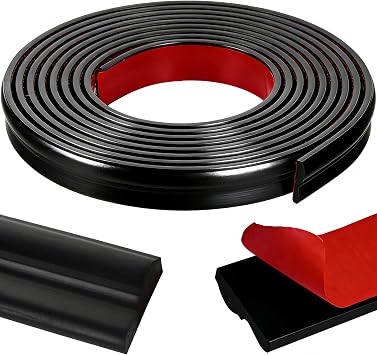 20 Ft X 1.6 Molding Trim Peel and Stick Chair Rail Moulding for Walls Self Adhesive Flexible Border Trim for Wall Mirror Frame Door Window Home Interior Decoration