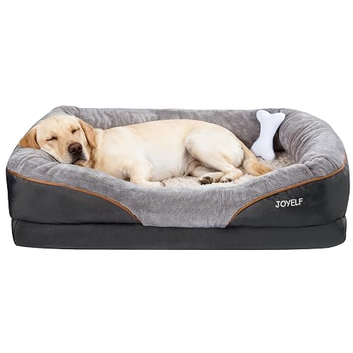 JOYELF Cama ortopédica para Perros, XX-Large, Cama de Espuma viscoelástica para Perros Grandes, Lavable