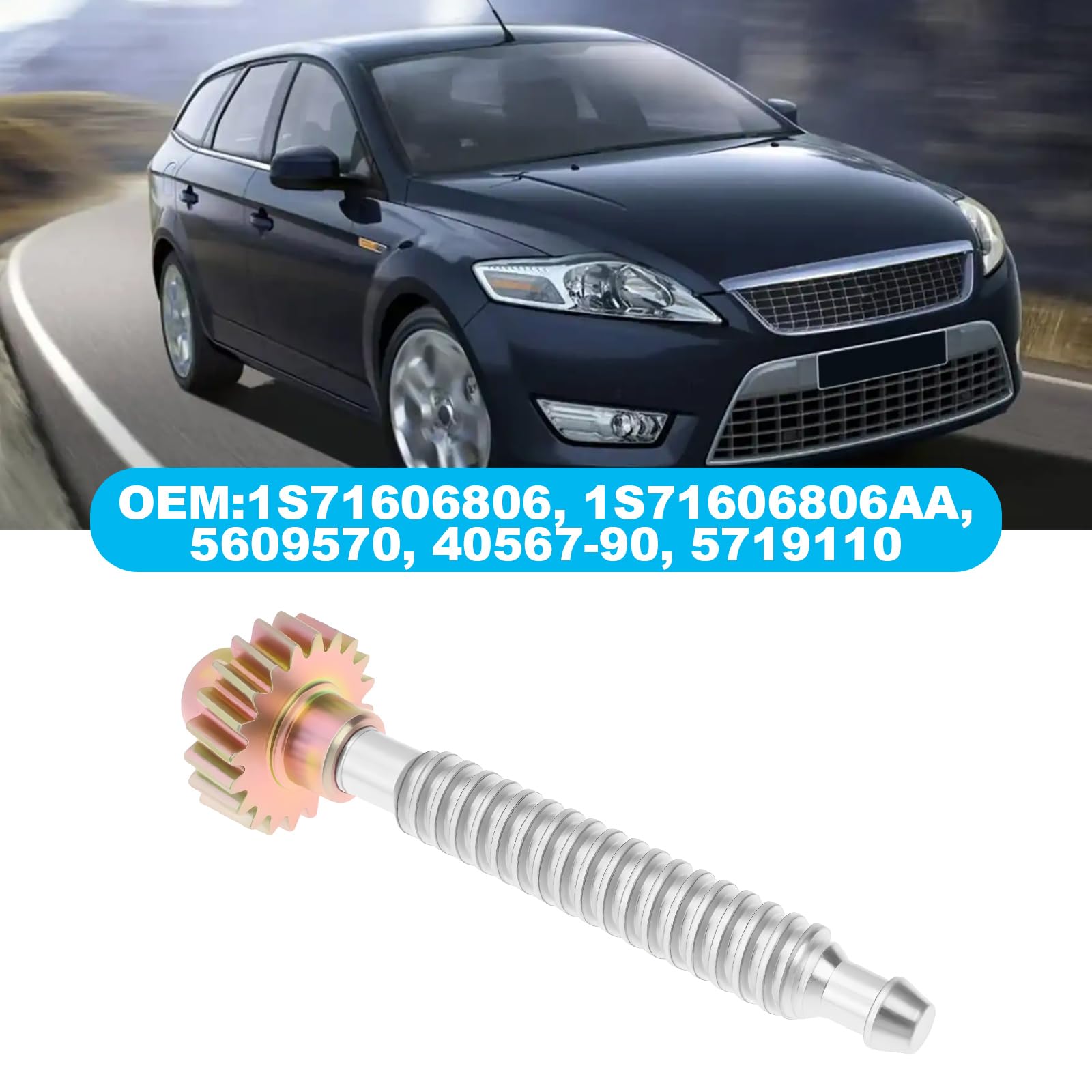Engranaje de reparación del motor de ajuste de altura del asiento 1S71606806 1S71606806AA 5609570 compatible con Mondeo MK4
