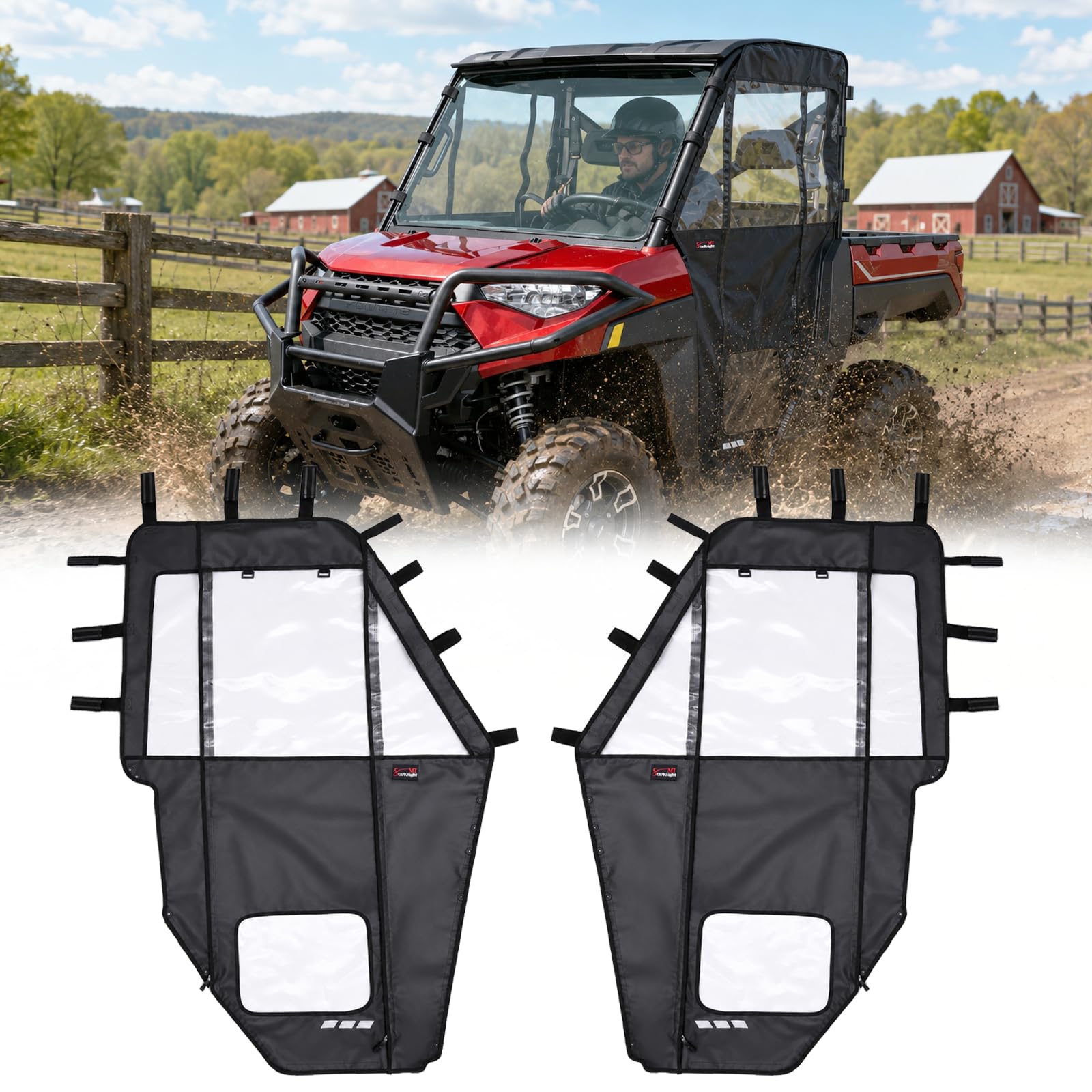 StarknightMT Soft Cab Enclosure Compatible with Ranger XP 1000/ Ranger 1000