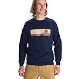Men's Montane Crew Sweatshirt - Screen Printed Graphic on Warm, Breathable, Eco-Friendly Cotton/Poly Blend