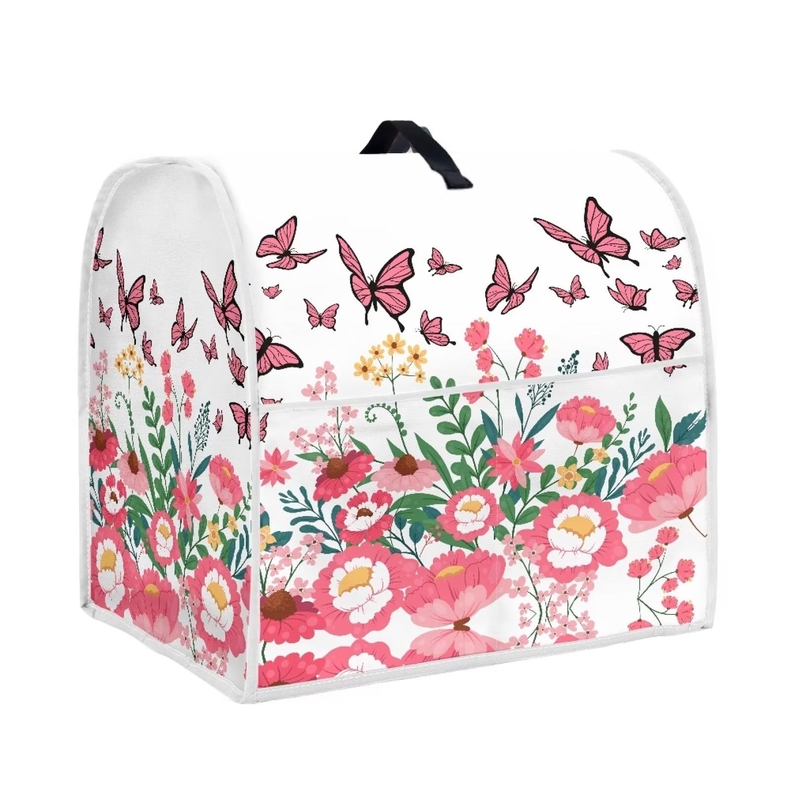 Upetstory Floral Butterfly Kitchen Aid Mixer Cover Compatible with 4.5-5 Quarts Tilt Head & Bowl Lift Model,Stand Mixer Cover Kitchen Accessories,Kitchen Aid Mixer Accessories