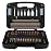 Raiseek Gun Cleaning Kit Pistol Rifle Shotgun Universal Cleaning Kit Gun Cleaner for 20GA 12GA .45 .40 .357/.380/.38/9MM .338 .325/8mm .30/7.62MM .270 .250 .243 .22 .17 All Calibers-(Brass Jags-Black)