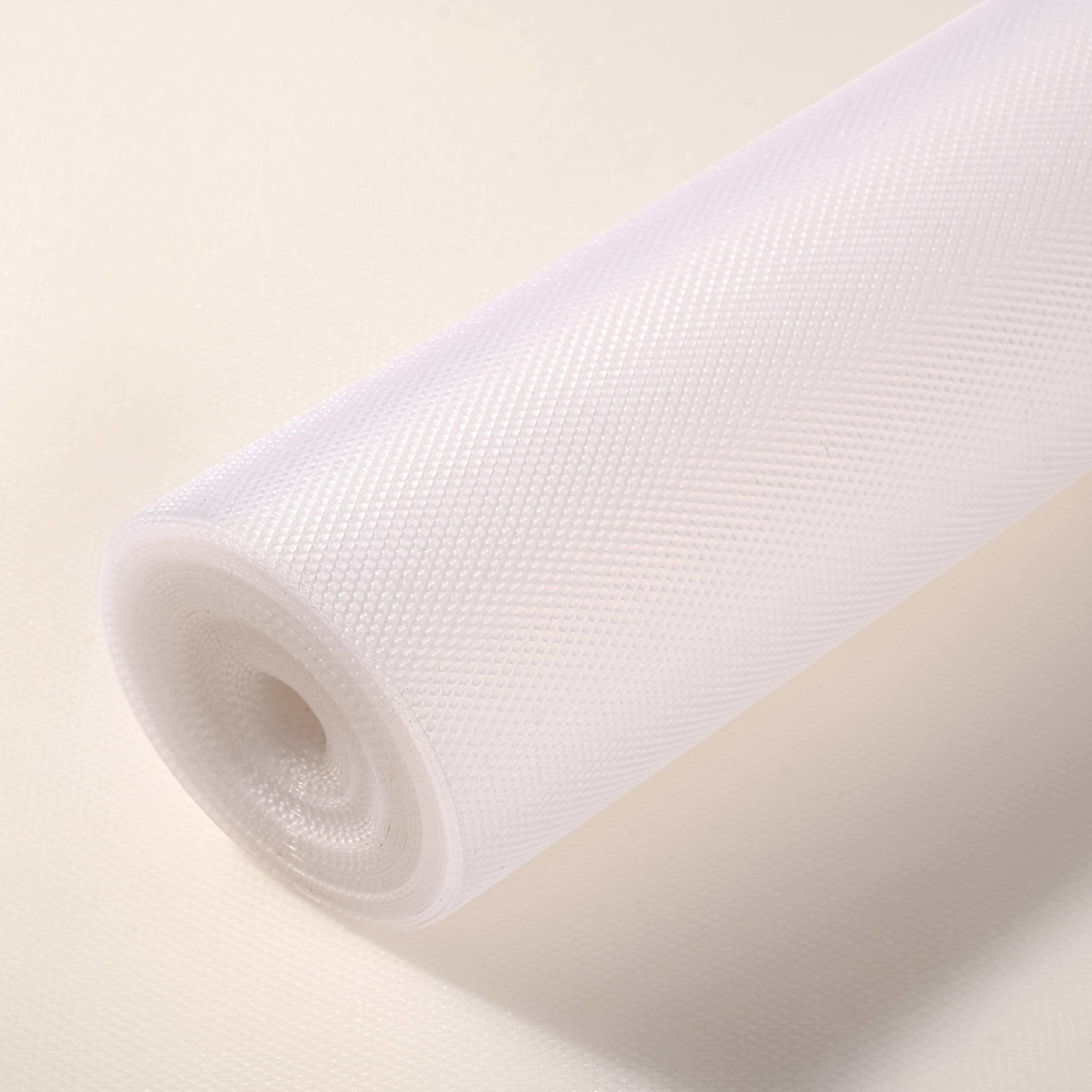 Amazon Brand - Solimo PVC Solid Lining Mat | for Drawer/Refrigerator/Cupboard/Shelf/Table | Anti Slip | (Transparent) (500 X 45 Cm)