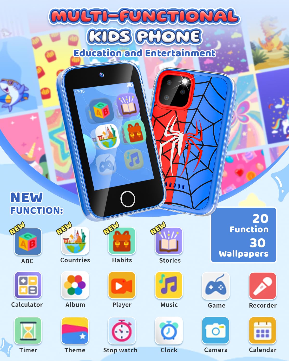 Telefono per bambini 3,5 pollici touchscreen - Dettaglio