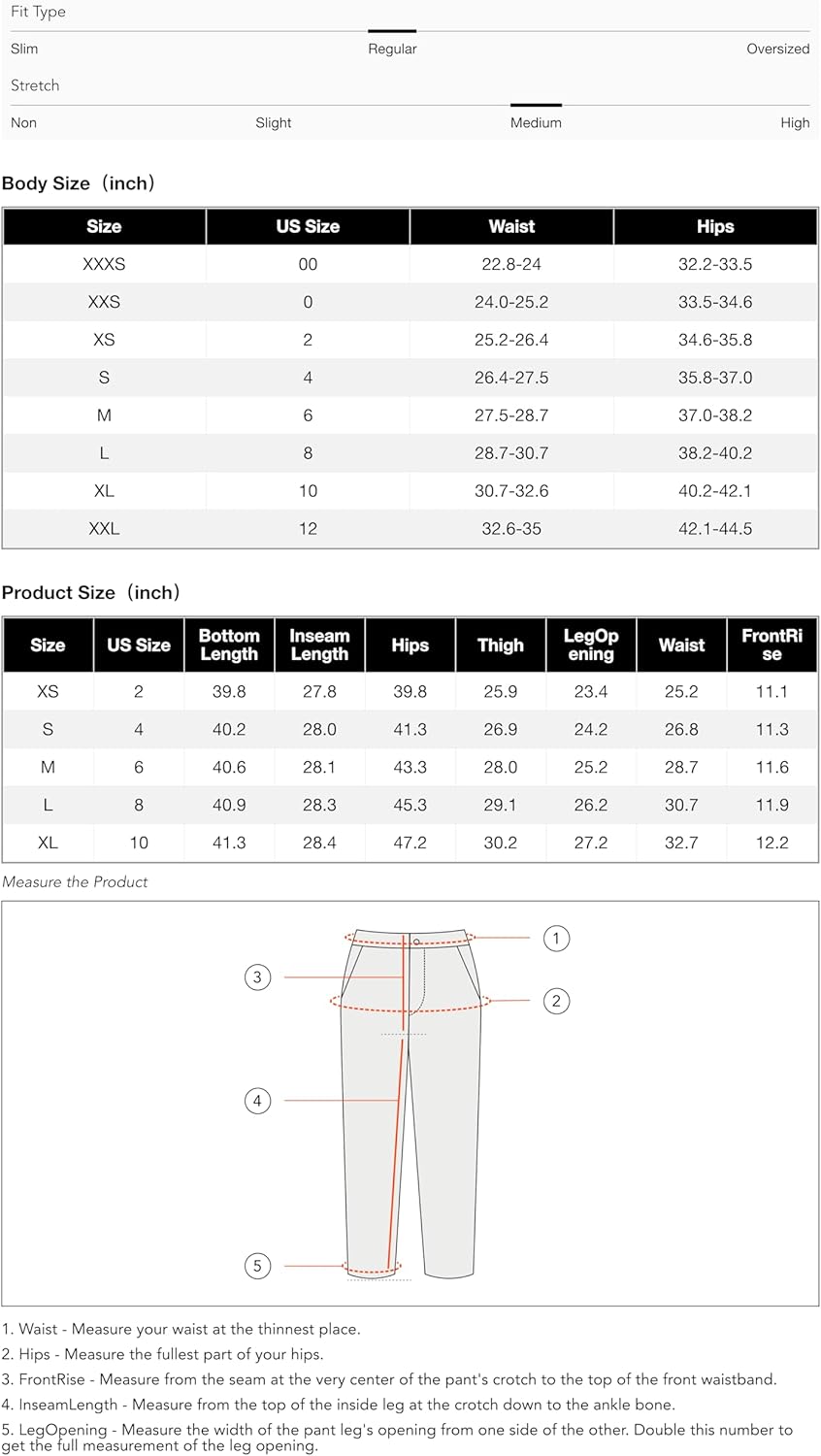 Vinova Womens Wide Straight Leg Pants Summer Plaid Pleated High Waisted Casual Work Pants - Image 6