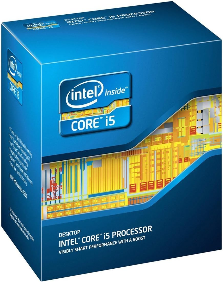Intel Core i5-3570 Quad-Core Processor 3.4 GHz 6 MB Cache LGA 1155 - BX80637I53570 (Renewed)