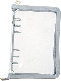 STOBOK Fichário De Folhas Soltas Fichário De Casca Macia Fichário Com Zíper De Escritório Capa De Caderno Capa De Diário Capa De Fichário De Orçamento Bolsos De Fichário Capa De