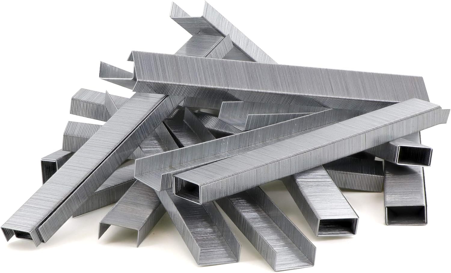 Emraw Premium Sharp Chisel Points Standard Staples 5000 Count Fits Standard Staplers Heavy Duty Full Strip Office Supplies 20 Sheets Capacity Silver Staples (Pack of 2)