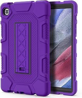 Azzsy Case for Samsung Galaxy Tab A7 Lite 8.7 Inch 2021 (SM-T220/T225), Slim Heavy Duty Shockproof Rugged High Impact Protective Case for Samsung Galaxy Tab A7 Lite 8.7" 2021 (Purple+Black)