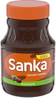 Maxwell House Sanka Decaf Instant Coffee 8 oz Jar - 99.7% Caffeine Free, Bold Flavor, Kosher Certified