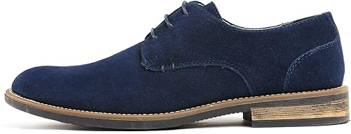 Miniatura 2 de Bruno Marc Zapatos Oxfords con cordones de piel de ante urbano para hombre