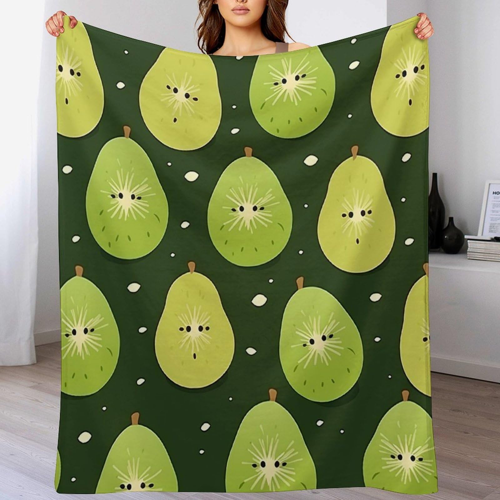 Couverture fruit flannel chaude résout le problème des nuits fraîches grâce au format 180x200cm