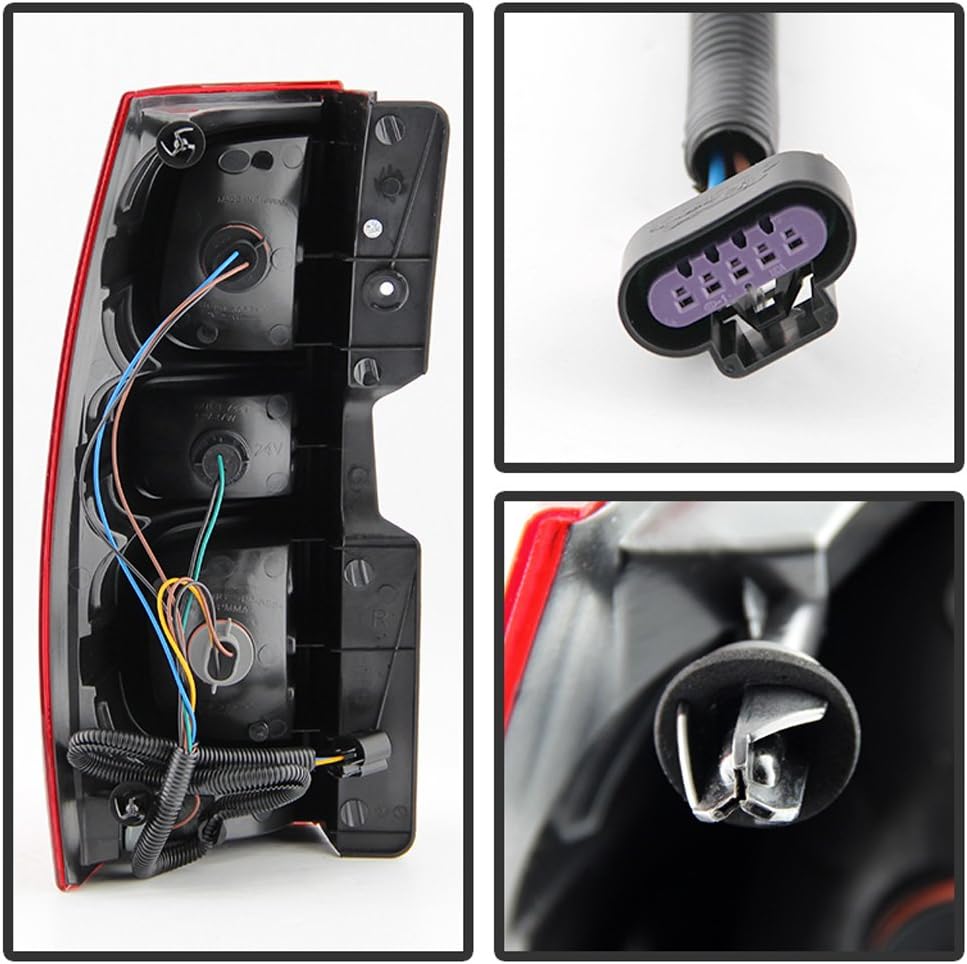 ACANII - For 2007-2014 Chevy Suburban 1500 2500 Tahoe Rear Replacement Tail Light - Passenger Side Only